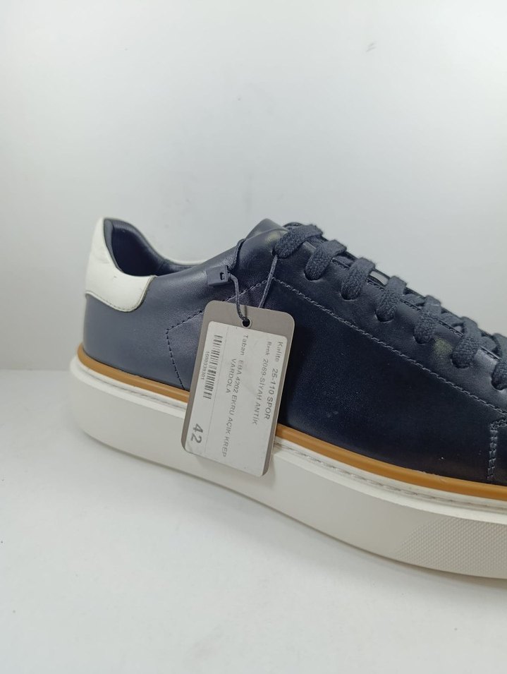 TAMER TANCA Hakiki Deri Erkek Günlük Sneakers Casual Ayakkabı - Görsel 4