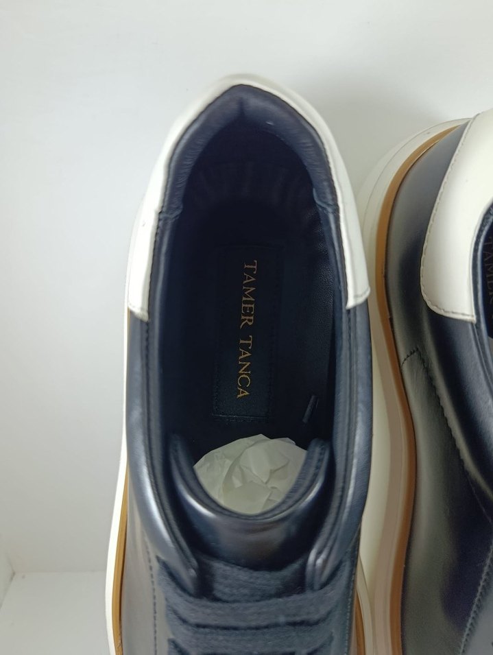 TAMER TANCA Hakiki Deri Erkek Günlük Sneakers Casual Ayakkabı - Görsel 5