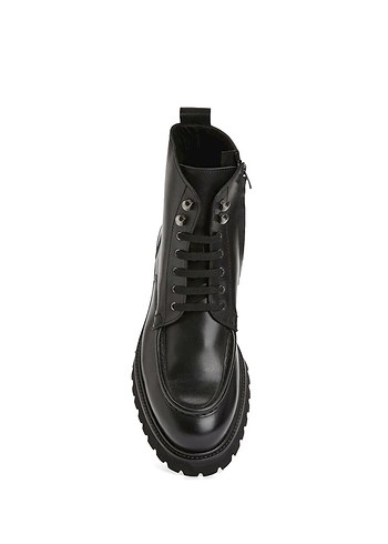 BEYMEN Erkek Siyah Hakik Deri Bot - Görsel 5
