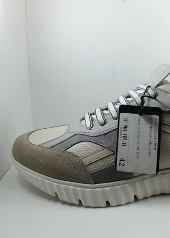 Hakiki Deri Spor Erkek Günlük Ayakkabı Casual Sneaker - Görsel 11