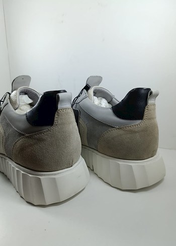 Hakiki Deri Spor Erkek Günlük Ayakkabı Casual Sneaker - Görsel 8