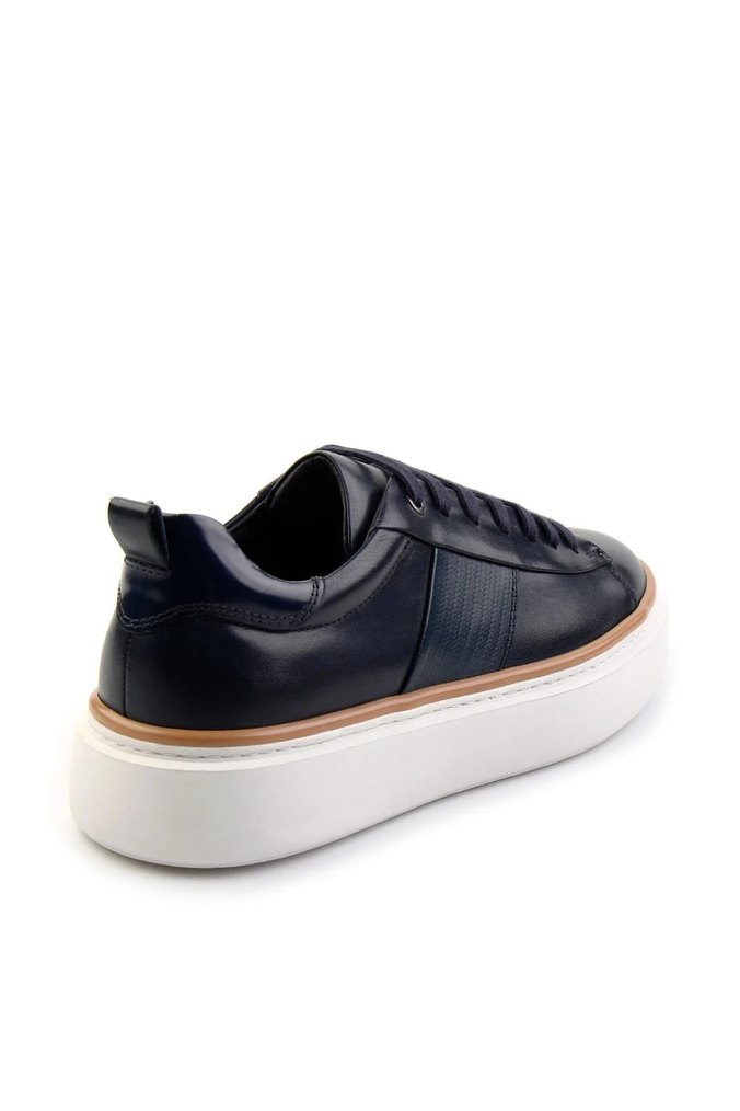 BAMBİ Hakiki Deri Erkek Casual Ayakkabı Sneaker - Görsel 3