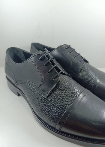 BEYMEN Erkek Siyah Hakiki Deri Klasik Ayakkabı - Görsel 9