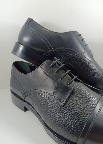 BEYMEN Erkek Siyah Hakiki Deri Klasik Ayakkabı - Görsel 3