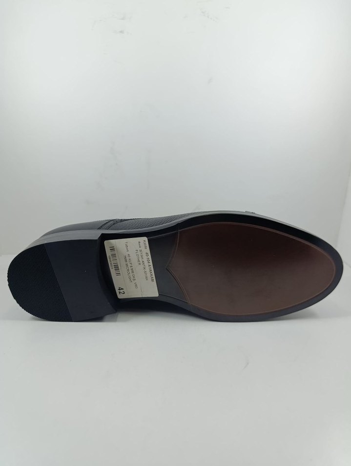 BEYMEN Erkek Siyah Hakiki Deri Klasik Ayakkabı - Görsel 5