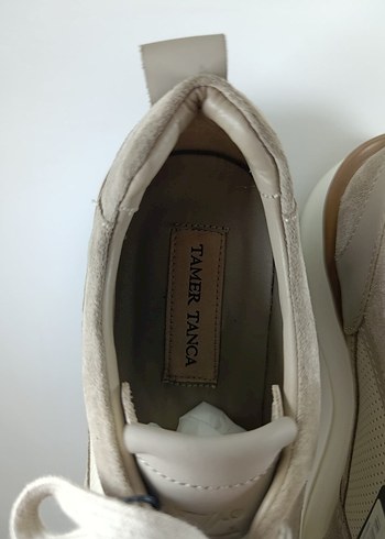 Hakiki Bej Süet Erkek Bağcıklı Spor Ayakkabı Casual Sneaker - Görsel 11