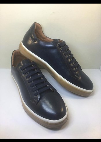 Hakiki Deri Bağcıklı Erkek Günlük Ayakkabı - Görsel 6