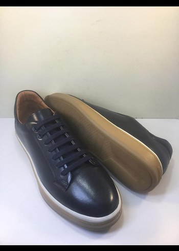 Hakiki Deri Bağcıklı Erkek Günlük Ayakkabı - Görsel 3