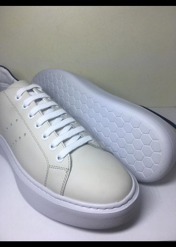 Hakiki Deri Erkek Spor Sneaker Casual Ayakkabı - Görsel 9