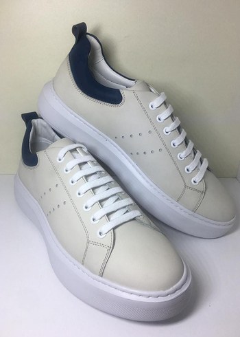 Hakiki Deri Erkek Spor Sneaker Casual Ayakkabı - Görsel 8