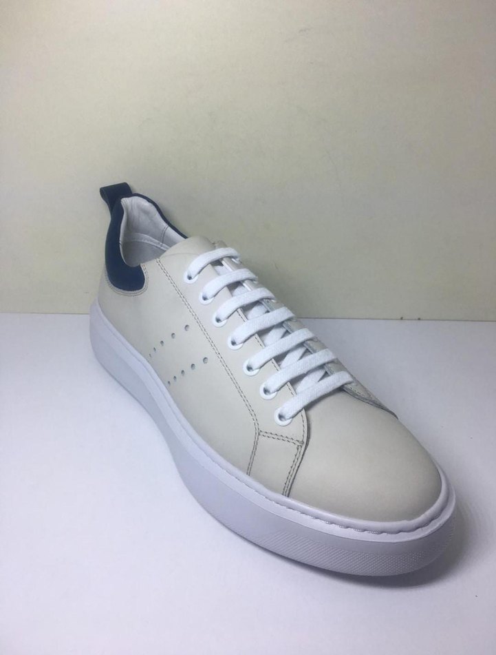 Hakiki Deri Erkek Spor Sneaker Casual Ayakkabı - Görsel 3