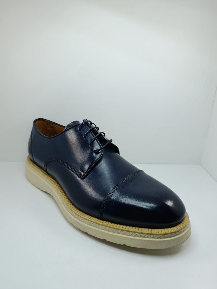 Lacivert Modern Klasik Erkek Ayakkabı - Görsel 3