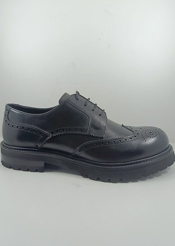 İnci Hakiki Deri Klasik Rugan Ayakkabı - Görsel 2