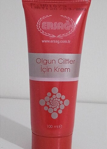  Beden Ersağ Olgun Ciltler İçin Krem 100 Ml 