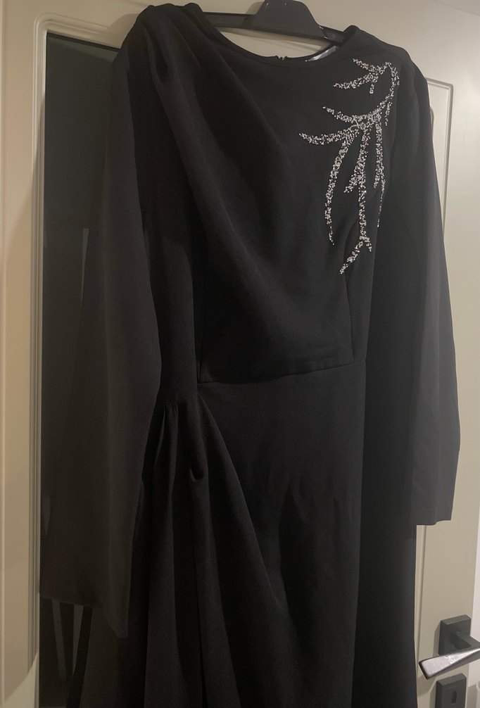 Tesettür Siyah elbise - Görsel 2