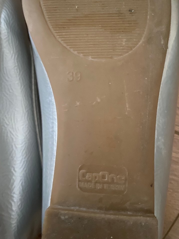 Gri Tokalı Kadın Günlük Babet - Görsel 4