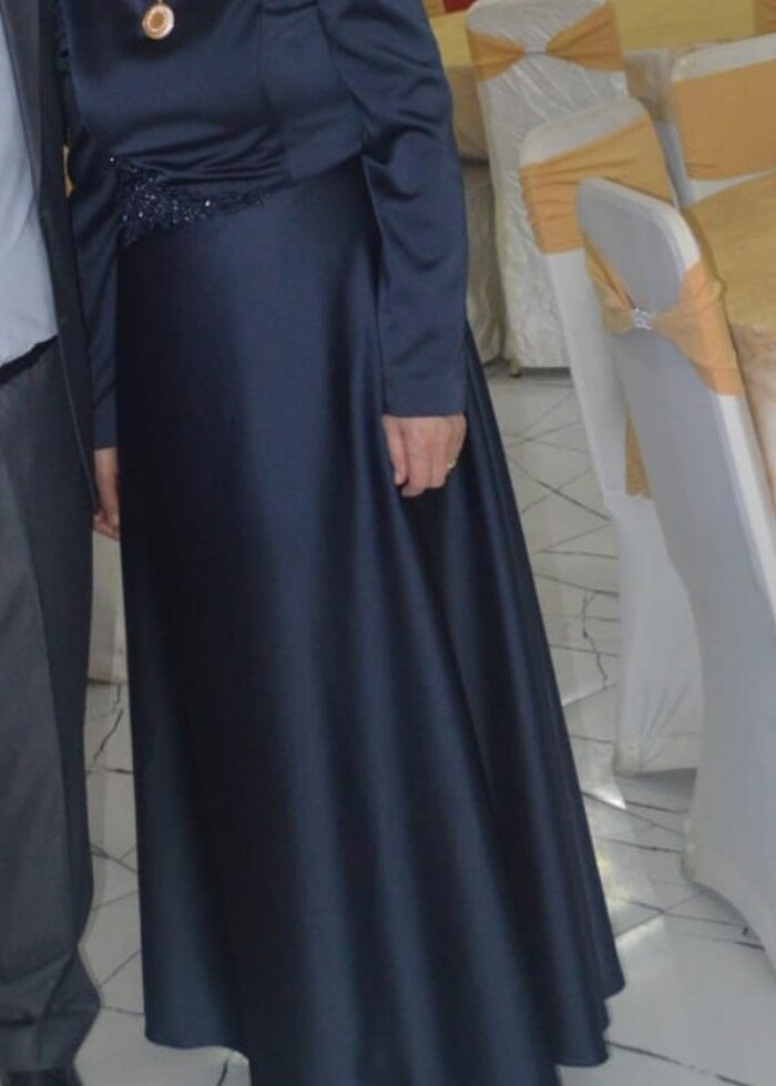 Tesettür abiye elbise - Görsel 2