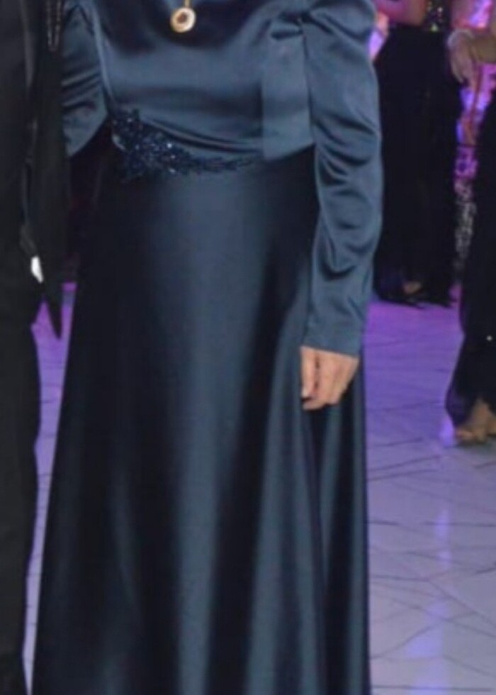 Tesettür abiye elbise - Görsel 3