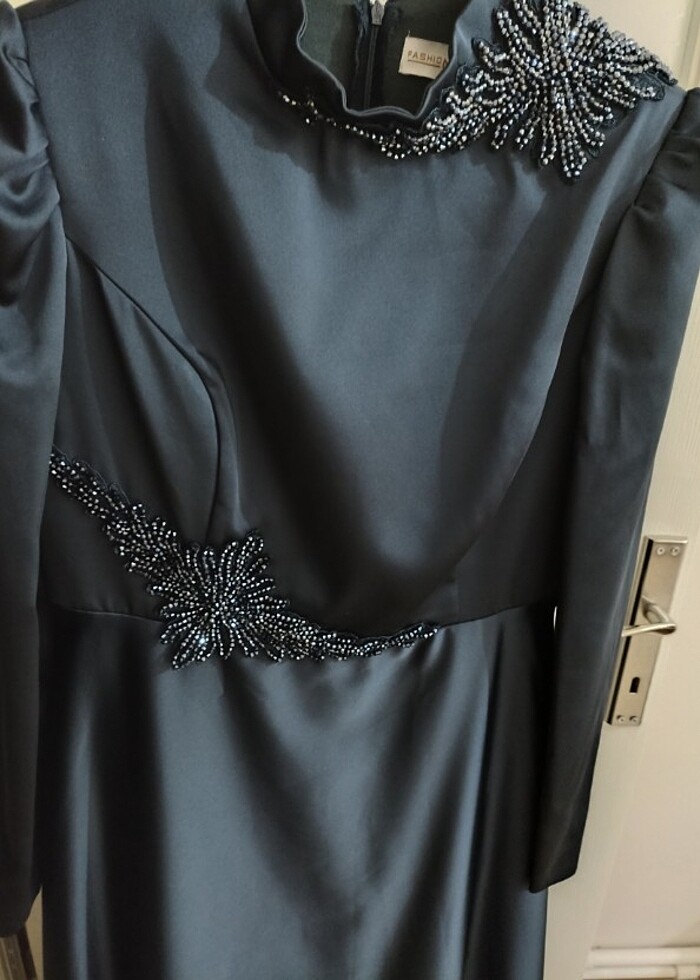 Tesettür abiye elbise - Görsel 5