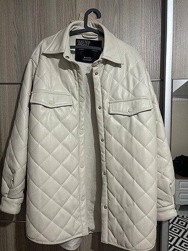 Oversize deri ceket