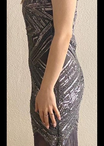 Koton payetli elbise - Görsel 2