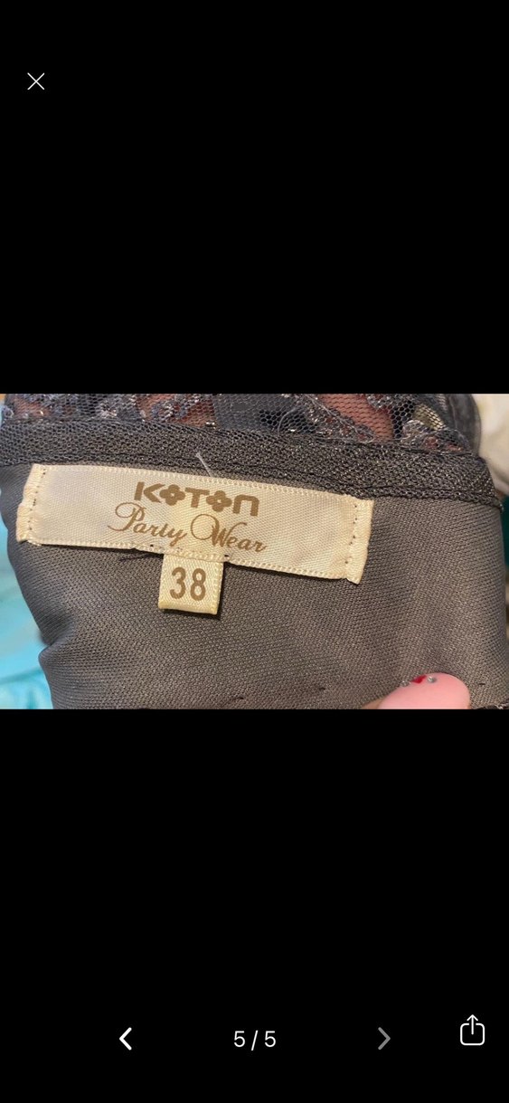 Koton payetli elbise - Görsel 3