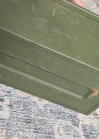 Kahverengi Metal Taşıma Kutusu/muhimmat sandigi - Görsel 5