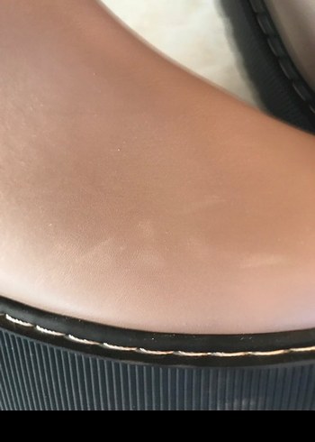 Bej Platform Topuklu Kadın chelsea Bot - Görsel 4