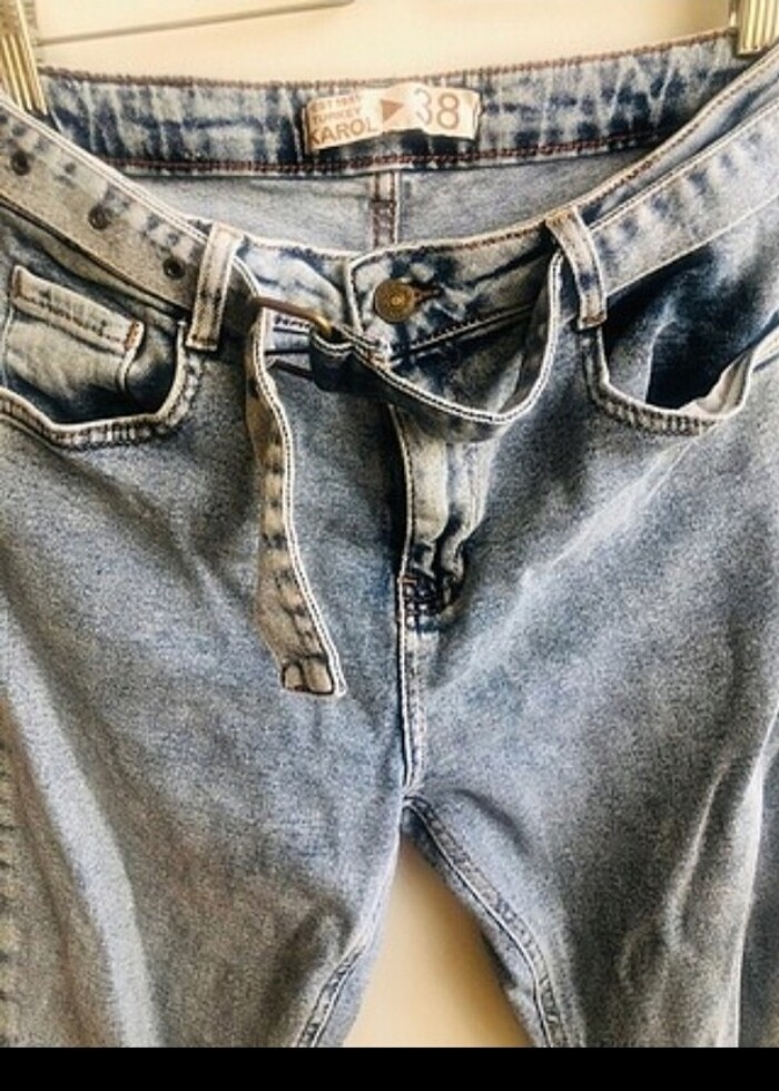 Karol yüksek bel kadın jean - Görsel 3