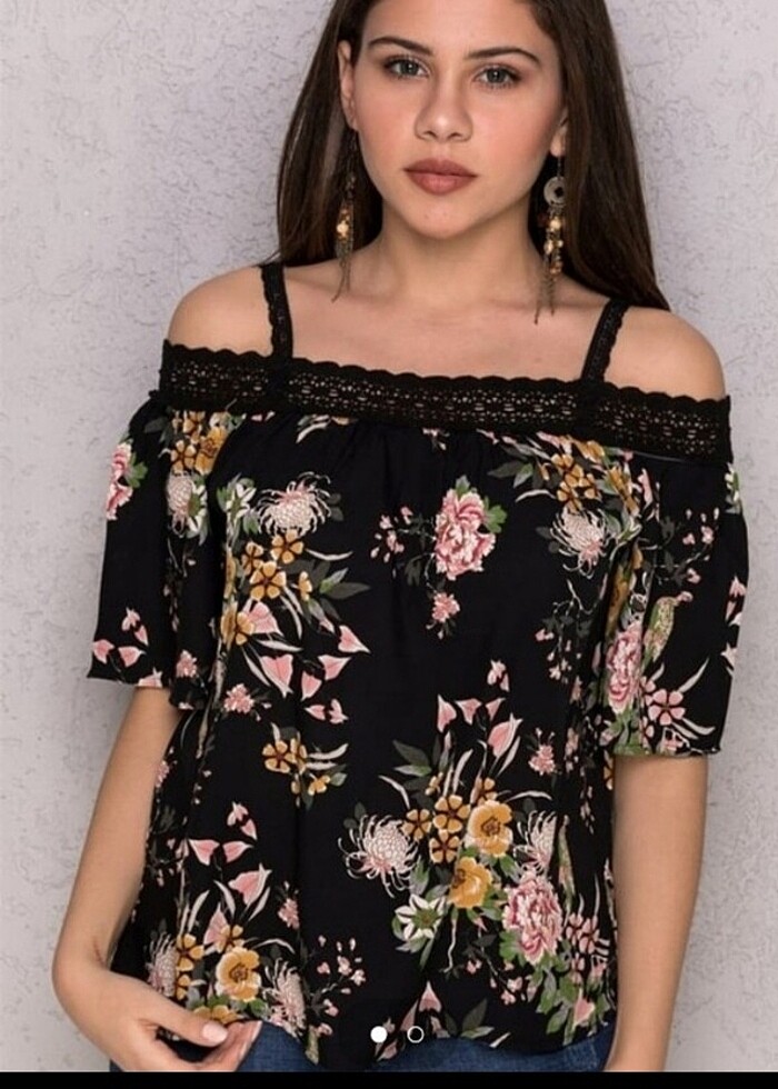 Çiçekli bluz - Görsel 3