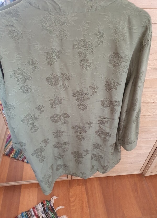 Haki desenli kimono - Görsel 2