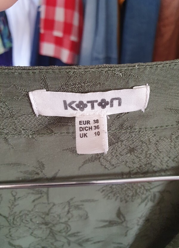 Haki desenli kimono - Görsel 3