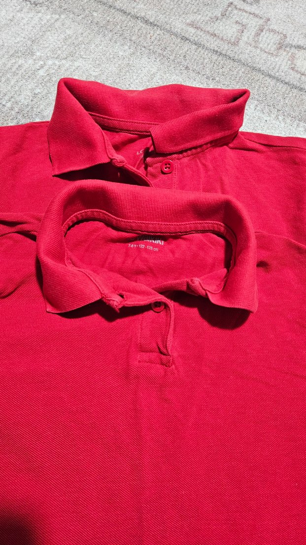 LC Waikiki Kırmızı polo yaka okul sweat — görsel 2/4