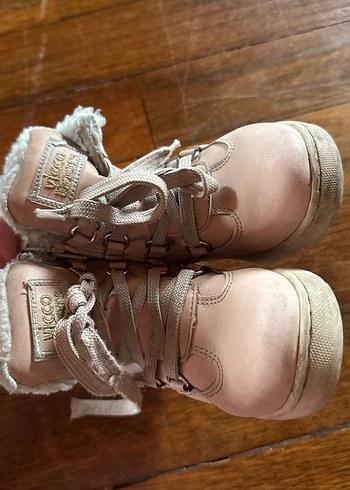 Bej Süet Kız Çocuk Botları - Görsel 2