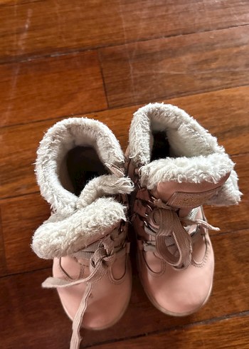 Bej Süet Kız Çocuk Botları - Görsel 4