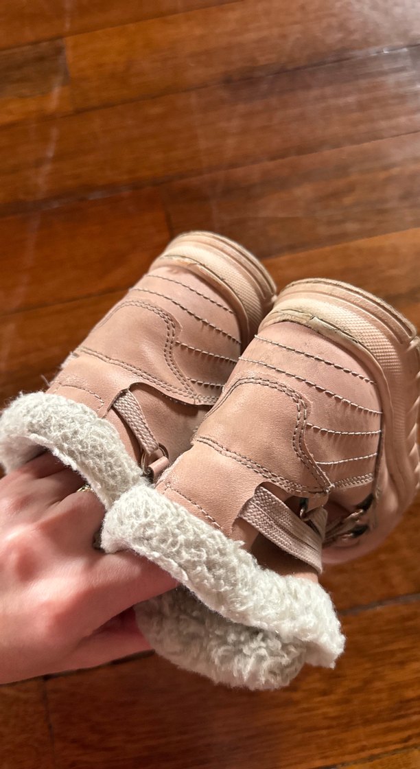 Bej Süet Kız Çocuk Botları - Görsel 3