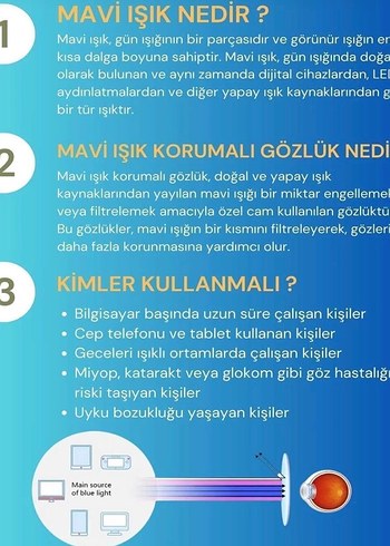 Kadın Gözlük (mavi
ışık korumalı) - Görsel 6