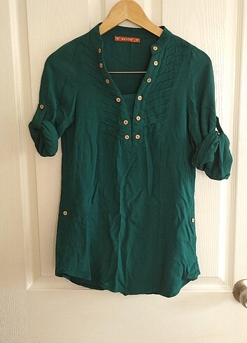 yeşil gömlek bluz
