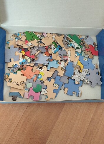 Beden #şirinler#puzzle eksiksiz 70 parça