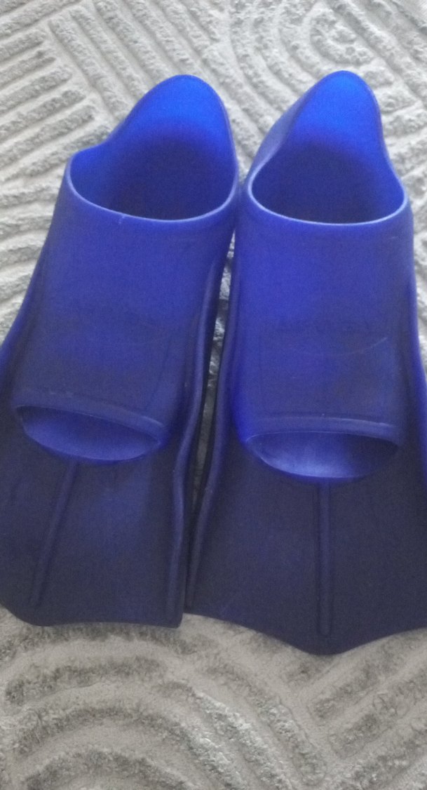 Erkek Mavi Kauçuk Su Ayakkabısı Velcro - Görsel 2