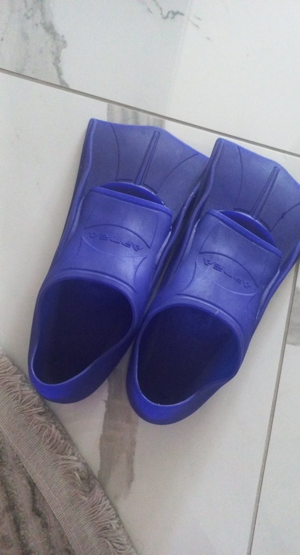 Erkek Mavi Kauçuk Su Ayakkabısı Velcro - Görsel 5