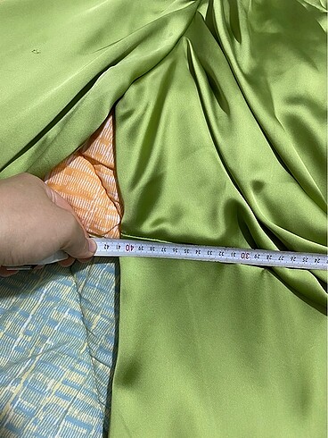 Saten elbise - Görsel 5