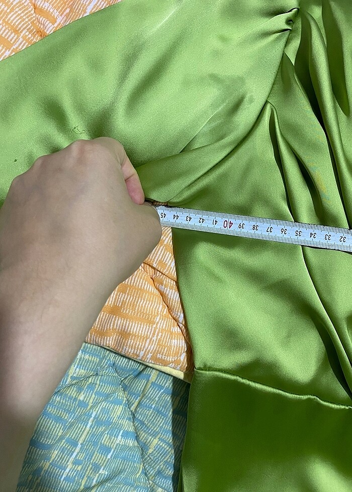 Saten elbise - Görsel 4