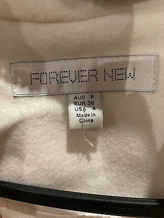 Forever New forever new krem kapşonlu kaban