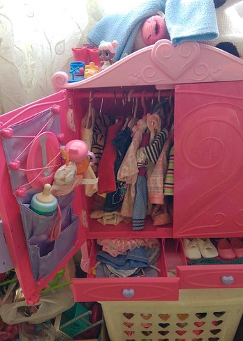 Diğer Pembe Çocuk Dolabı Pastel Tonlarda
