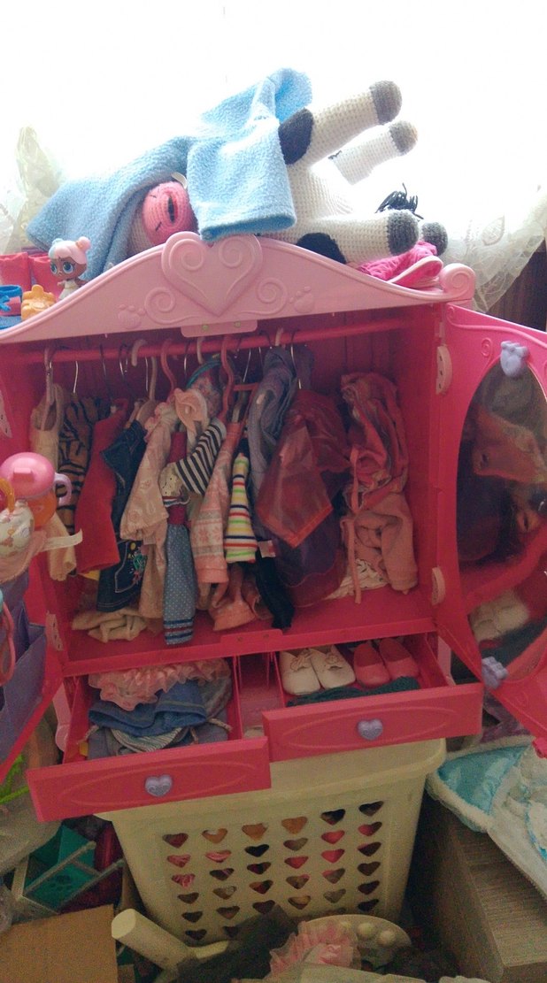 Pembe Çocuk Dolabı Pastel Tonlarda - Görsel 3