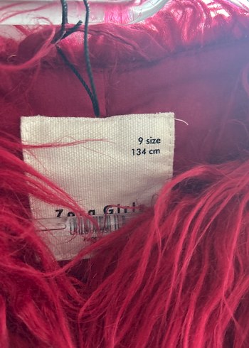 Zara Bordo çocuk kürk