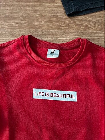 Defacto kırmızı sweatshirt