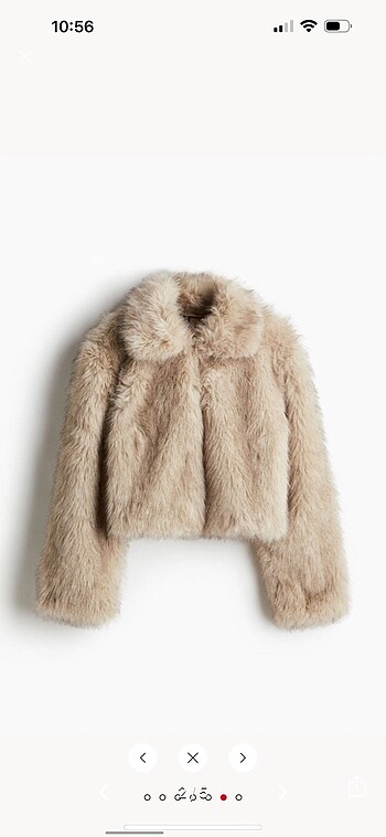 H&M Suni kürk ceket