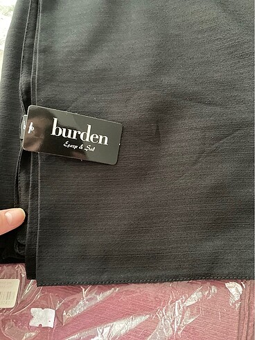 Beden siyah Renk Burden şal